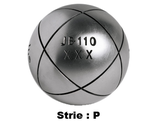 Boule de pétanque JB Pétanque Triple x  - Très Tendre - Inox