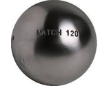 Boule de pétanque Obut MATCH 120 - Demi-Tendre - Inox