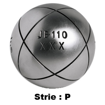 Boule de pétanque JB Pétanque Triple x  Inox
