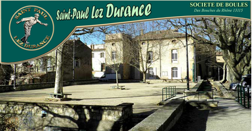 Terrain de pétanque du club La boule Saint Paulaise - Saint-Paul-lès-Durance