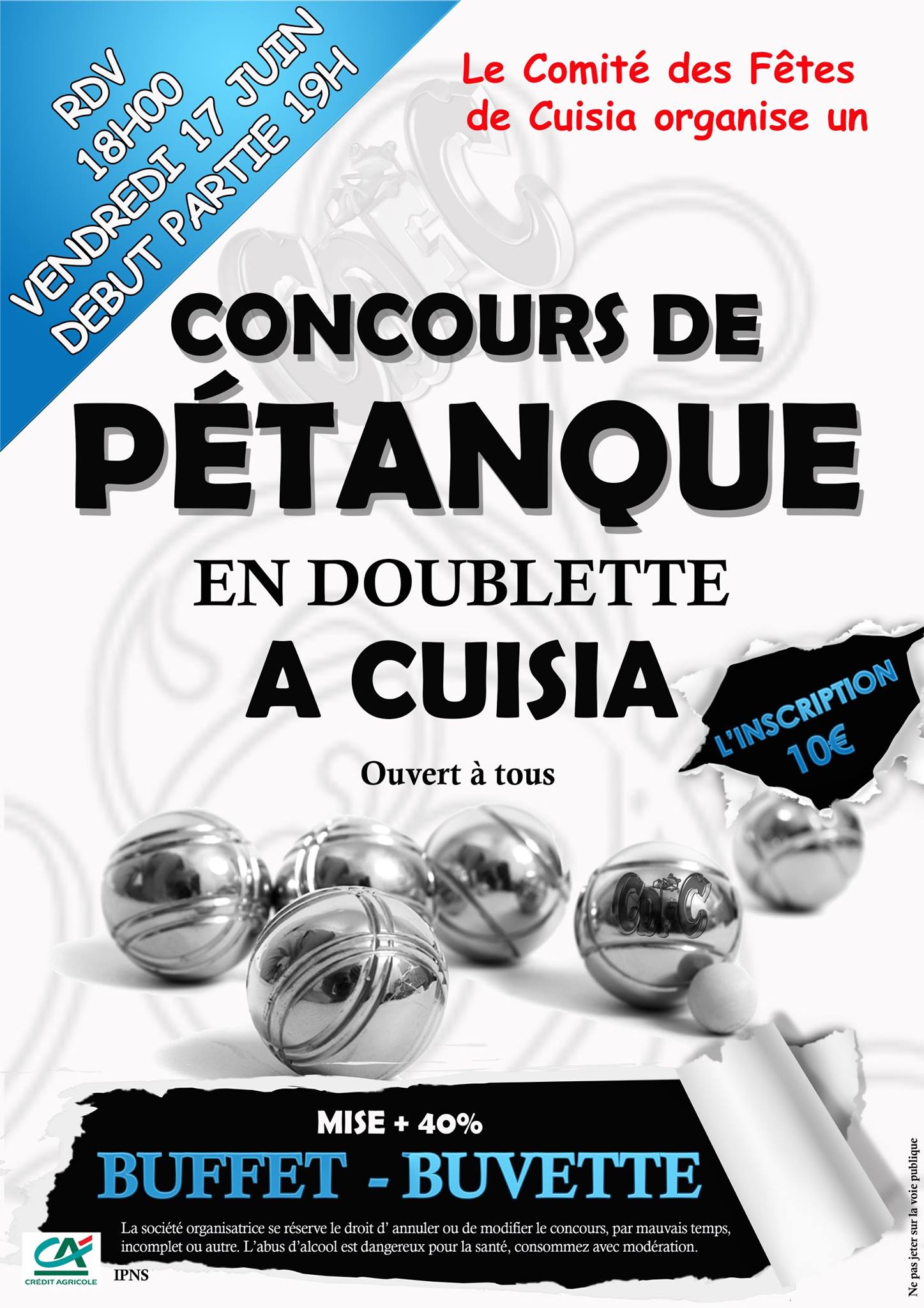 Concours De Pétanque Ouvert à Tous En Lot-et-garonne