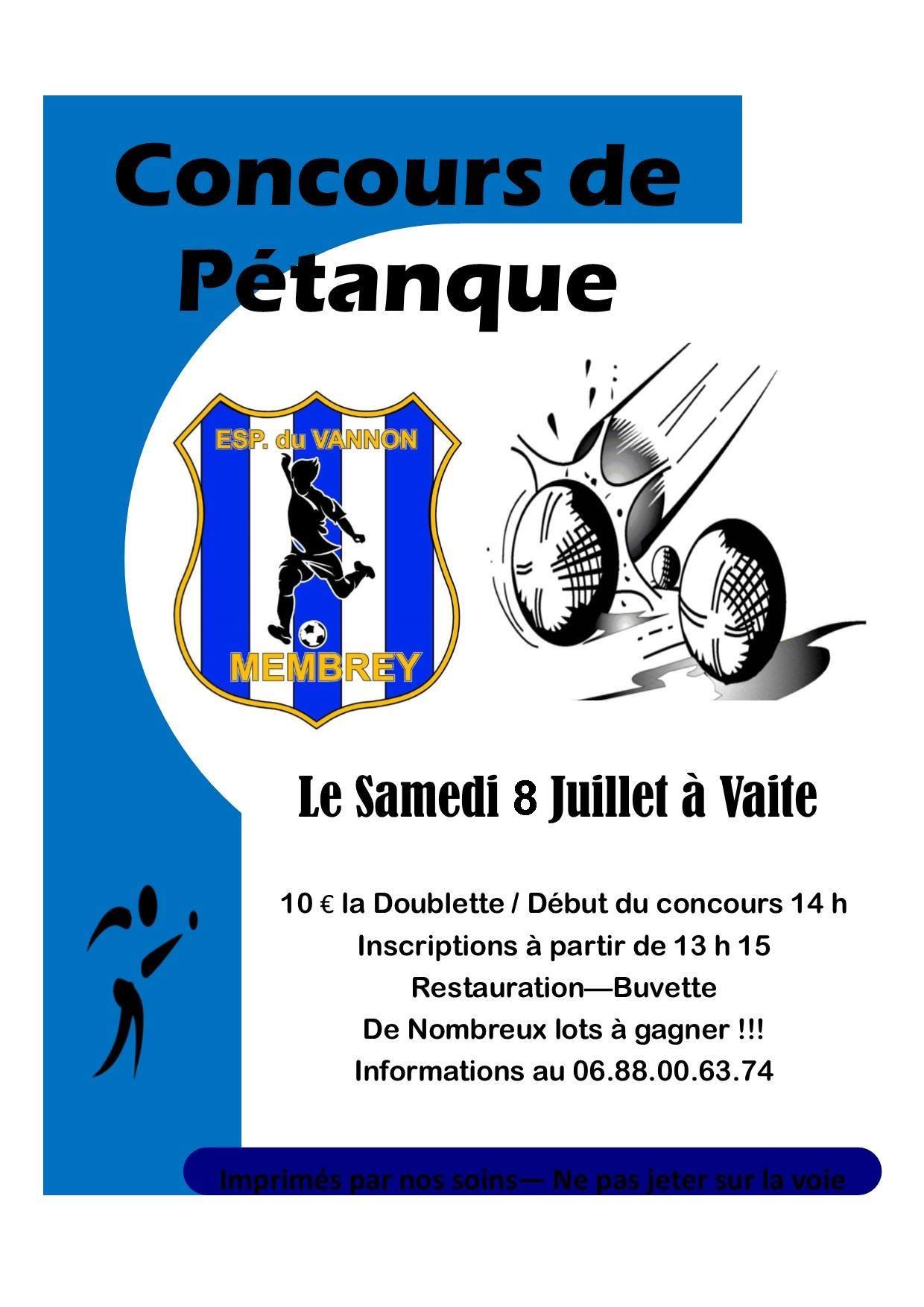 Concours De Pétanque Ouvert à Tous En Lot-et-garonne