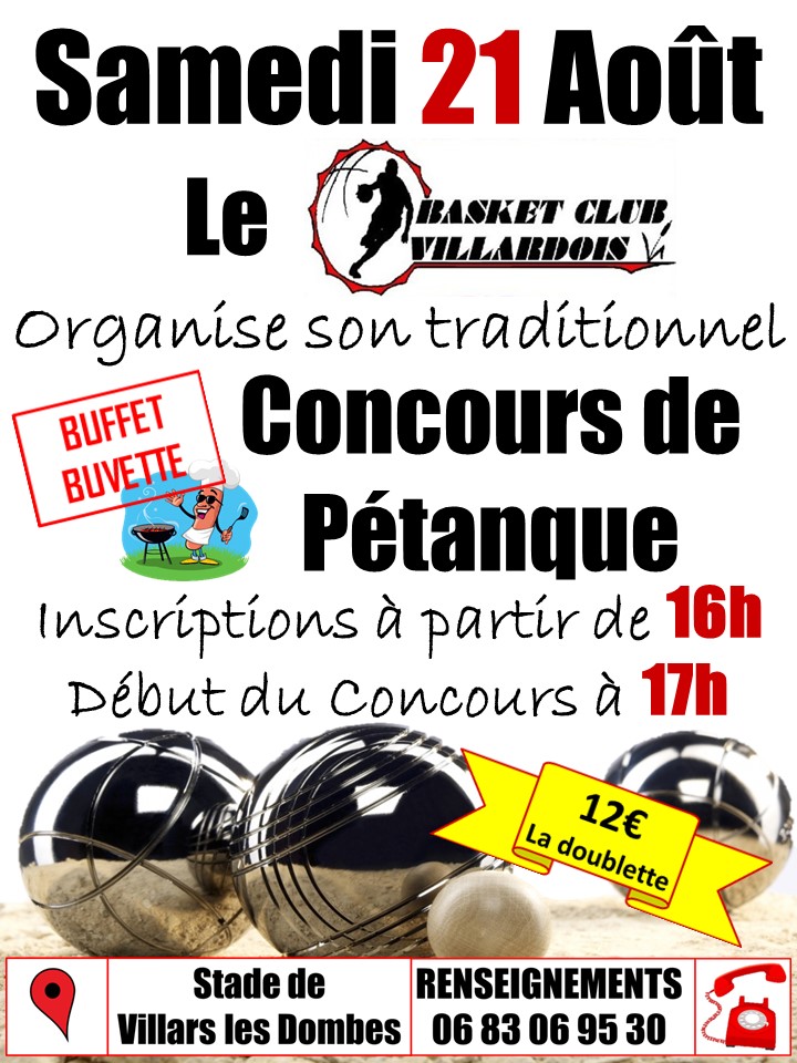 Concours De Pétanque Ouvert à Tous En Lot-et-garonne