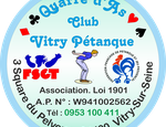 Logo du club Quarré d’As Vitry Pétanque  - Pétanque Génération