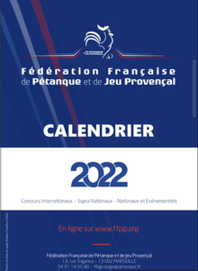 Calendrier 2022 des nationaux de pétanque - Actualité - Petanque Generation