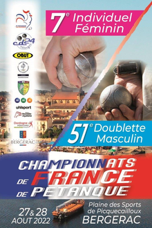 Championnat de France de pétanque Tête-à-Tête Féminin 2022 - Actualité - Petanque Generation