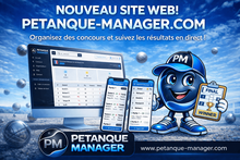 🎉 Petanque Manager : Organiser vos concours de pétanque en toute simplicité - Actualité - Petanque Generation