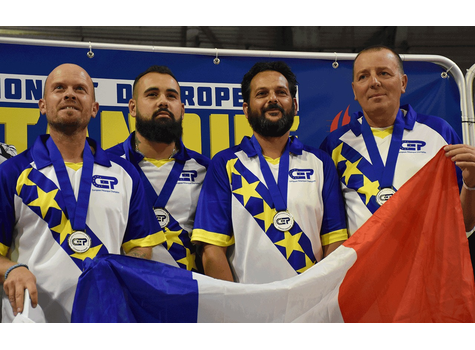 Championnat d'Europe 2023 en Triplette Masculin et Vétéran et Tir de précision - Résultats - Actualité petanque generation