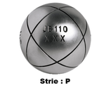 Boule de pétanque JB Pétanque Triple x - Très Tendre - Inox