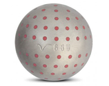 Boule de pétanque Boulenciel Rouge Iris demi-tendre - Demi-Tendre - Inox