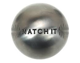 Boule de pétanque Obut MATCH IT - Demi-Tendre - Inox