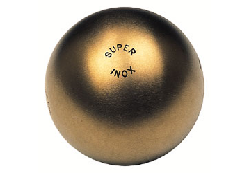 Boule de pétanque - La boule bleue Super Inox 125