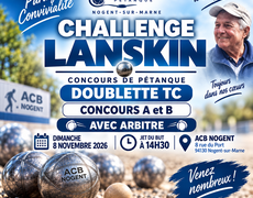 Concours de pétanque Officiel - ACB NOGENT