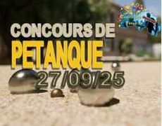 Concours en Doublette le 27 septembre 2025 - Alençon - 61000