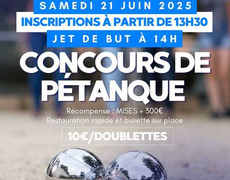 Concours de pétanque Ouvert à tous - Allevard