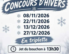 Concours en Triplette le 8 novembre 2026 - Amnéville - 57360