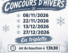 Concours en Triplette le 22 novembre 2026 - Amnéville - 57360