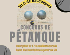 Concours en Doublette le 30 août 2025 - Bacquepuis - 27930