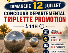 Concours de pétanque Officiel Promotion - BAIXAS BOULING CLUB SPORTIF