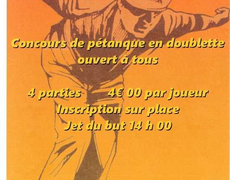 Concours de pétanque Ouvert à tous - Baulon