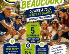Concours de pétanque Ouvert à tous - Beaucourt