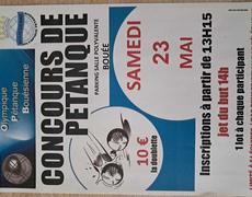 Concours en Doublette le 23 mai 2026 - Bouée - 44260