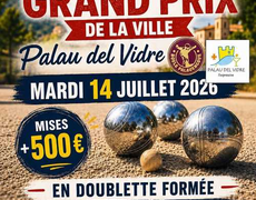 Concours en Doublette le 14 juillet 2026 - BOULE PALAUENCQUE