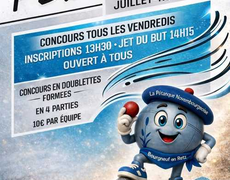 Concours en Doublette le 3 juillet 2026 - Bourgneuf-en-Retz - 44580