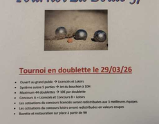Concours de pétanque Ouvert à tous - Breistroff-la-Grande