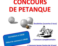 Concours en Doublette le 25 mai 2026 - Brens - 01300