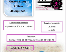 Concours en Doublette le 2 juillet 2025 - Broons - 22250