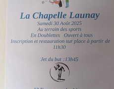 Concours de pétanque Ouvert à tous - La Chapelle-Launay