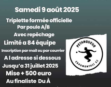 Concours de pétanque Officiel - Chaumont