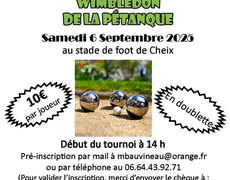 Concours de pétanque Ouvert à tous - Cheix-en-Retz