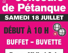 Concours de pétanque Ouvert à tous - Chilly