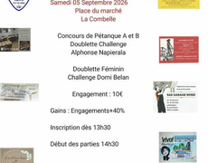 Concours de pétanque Officiel Masculin - COMBELLOISE