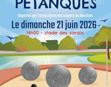 Concours de pétanque Officiel - COPAINS DU BOUCHON