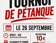 Concours de pétanque Ouvert à tous - Courcelles-lès-Montbéliard