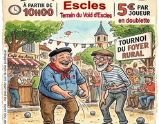 Concours de pétanque Ouvert à tous - Escles