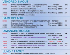 Concours de pétanque Officiel - Espalion