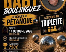Concours de pétanque Officiel - FANNY DE CLERMONT
