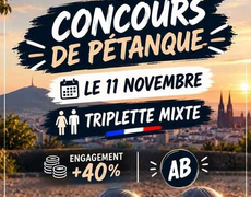 Concours de pétanque Officiel - FANNY DE CLERMONT