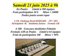 Concours de pétanque Officiel - Fénay