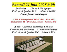 Concours de pétanque Officiel - Fénay