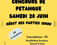 Concours de pétanque Ouvert à tous - Frangy