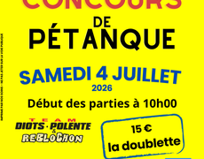 Concours de pétanque Ouvert à tous - Frangy