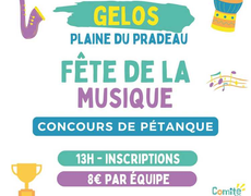 Concours de pétanque Ouvert à tous - Gelos