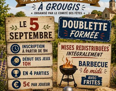 Concours de pétanque Ouvert à tous - Grougis