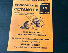 Concours de pétanque Ouvert à tous - Guémené-sur-Scorff