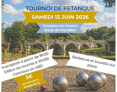 Concours en Doublette le 13 juin 2026 - Huisseau-sur-Cosson - 41350